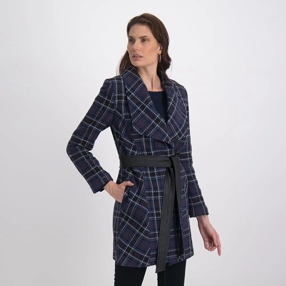 Abrigo Cruzado a Cuadros