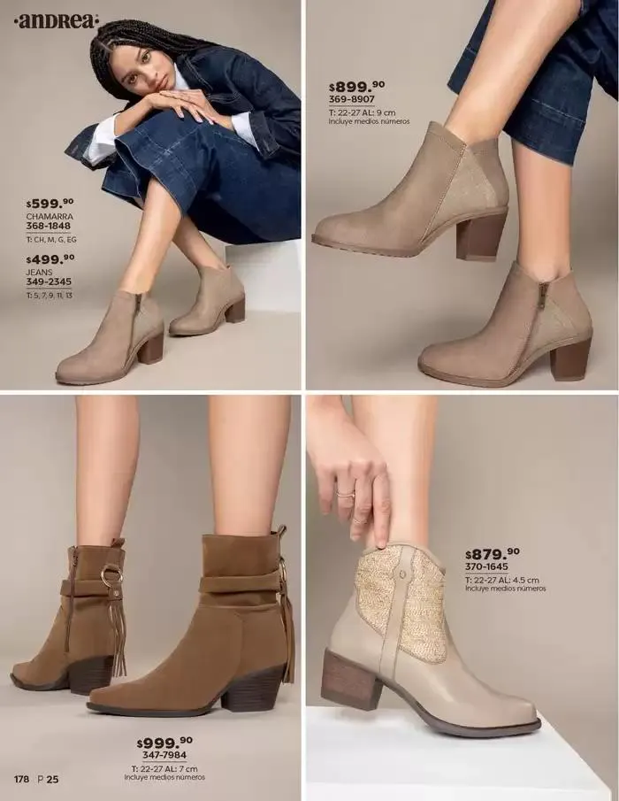 Catálogo de ANDREA | CALZADO DAMA 26 de enero al 24 de mayo 2025 - Pagina 178