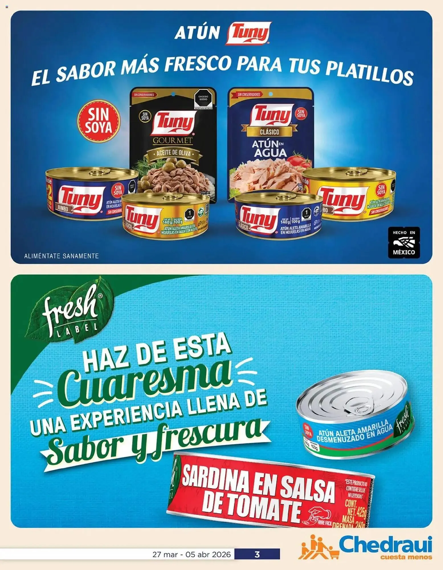 Catálogo de Folleto Chedraui 27 de marzo al 5 de abril 2026 - Pagina 3