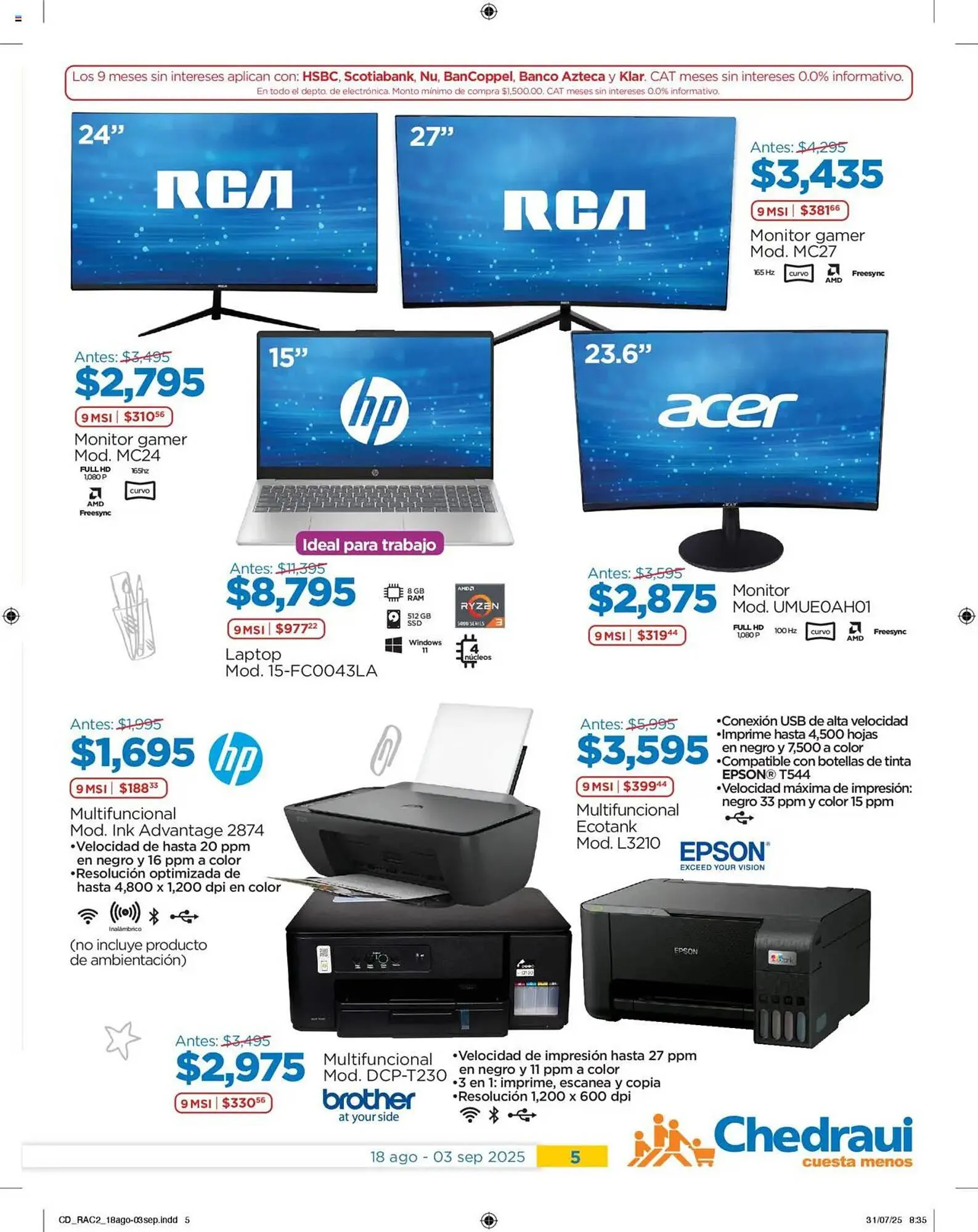 Catálogo de Catálogo Chedraui 18 de agosto al 3 de septiembre 2025 - Pagina 5