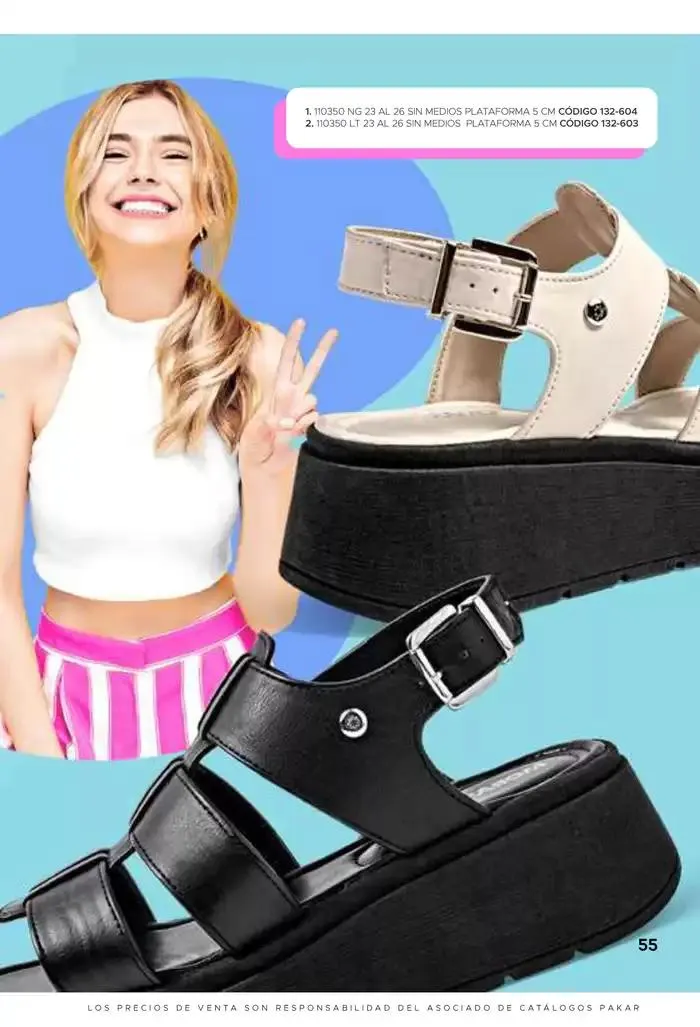 Catálogo de Pakar Sandalia 31 de enero al 31 de mayo 2025 - Pagina 55