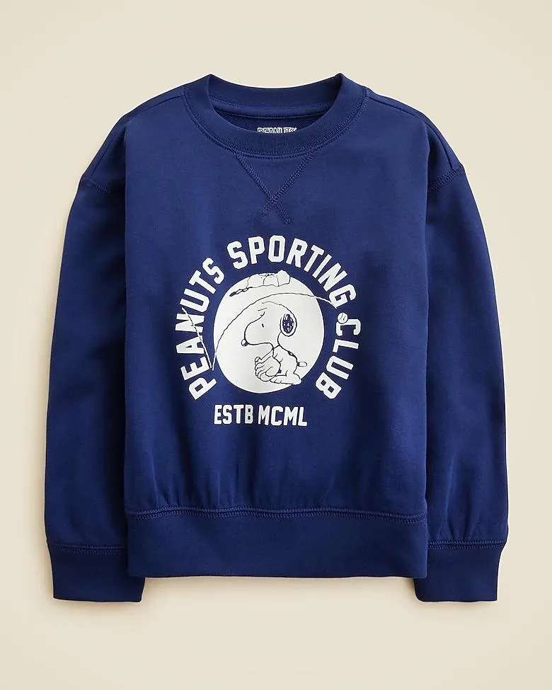 Peanuts® X Crewcuts "Sporting Club" graphic sweatshirt