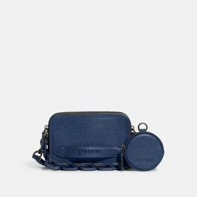 Bolsa Crossbody Coach Charter In Pebble Leather