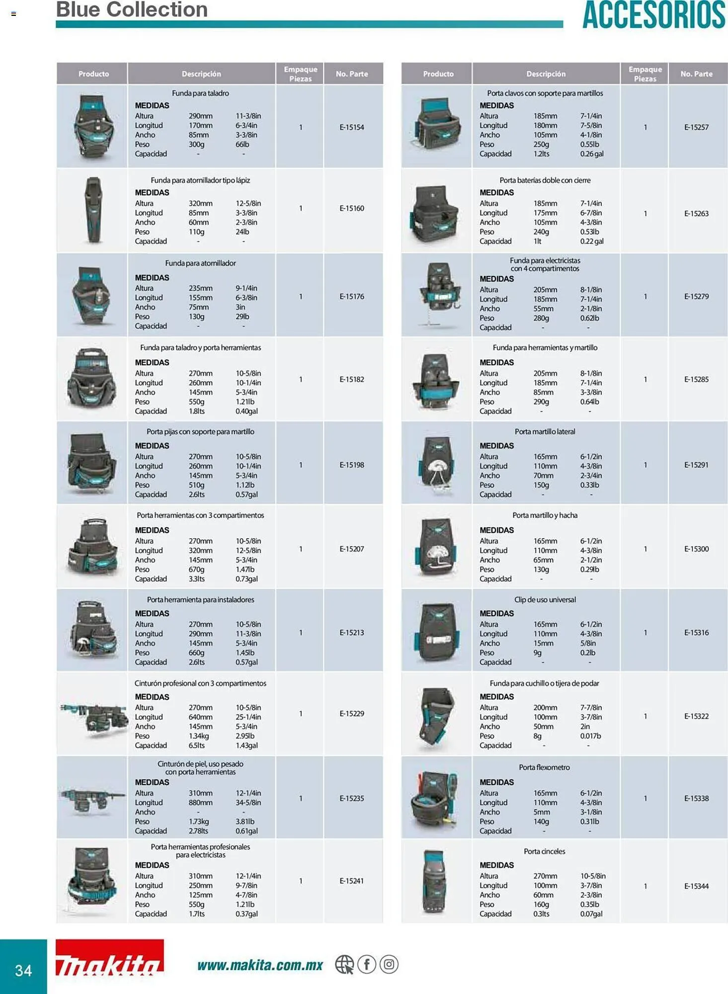 Catálogo de Catálogo Makita 8 de julio al 31 de diciembre 2025 - Pagina 34