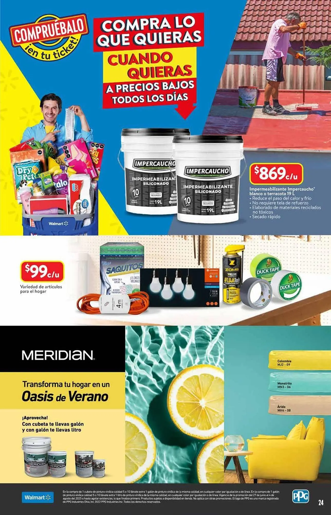 Catálogo de Catálogo Walmart 3 de julio al 23 de julio 2025 - Pagina 24