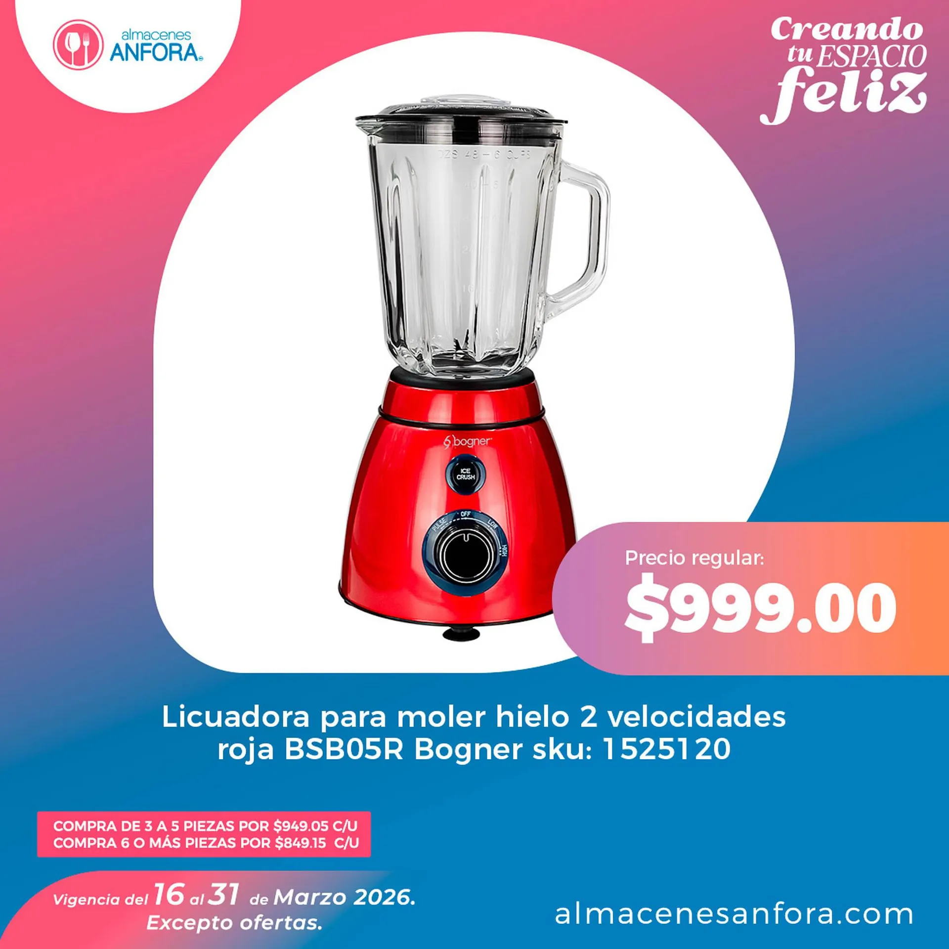 Catálogo de Catálogo Almacenes Anfora 19 de marzo al 31 de marzo 2026 - Pagina 3