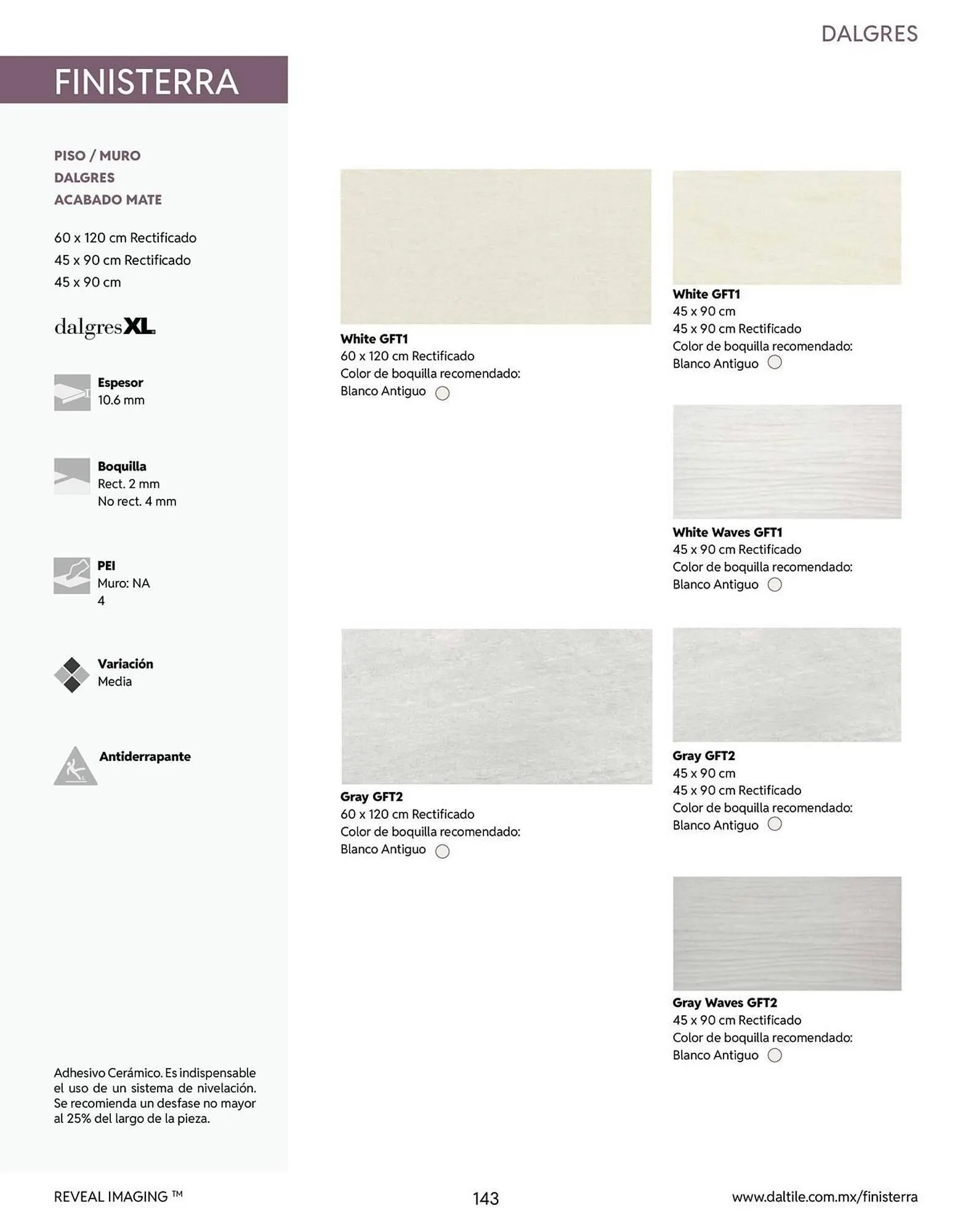 Catálogo de Catálogo Daltile 13 de enero al 31 de diciembre 2026 - Pagina 143