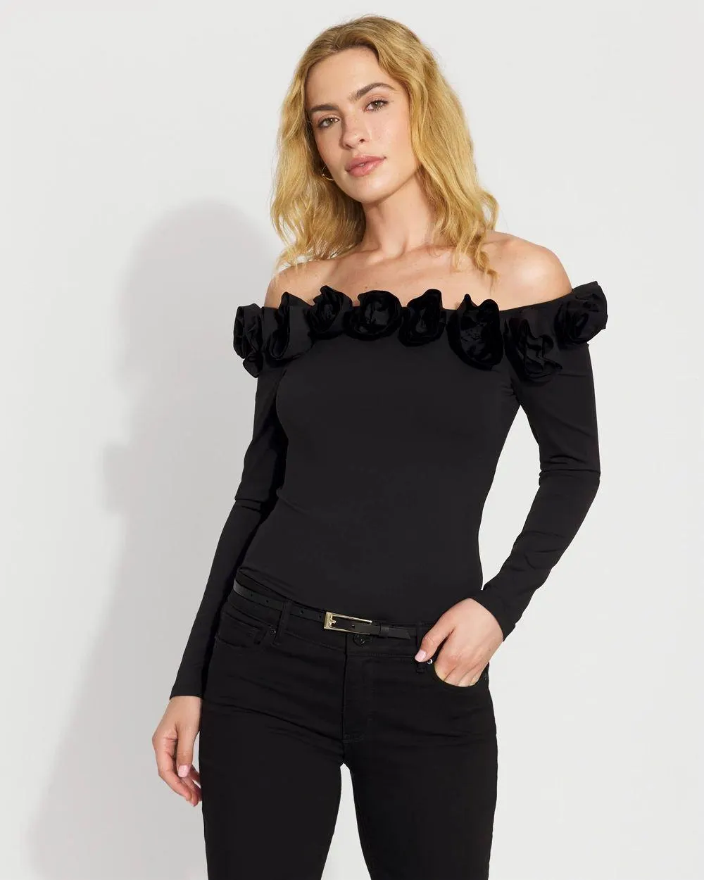 WHBM FORME ™ Off-The-Shoulder Floral Top