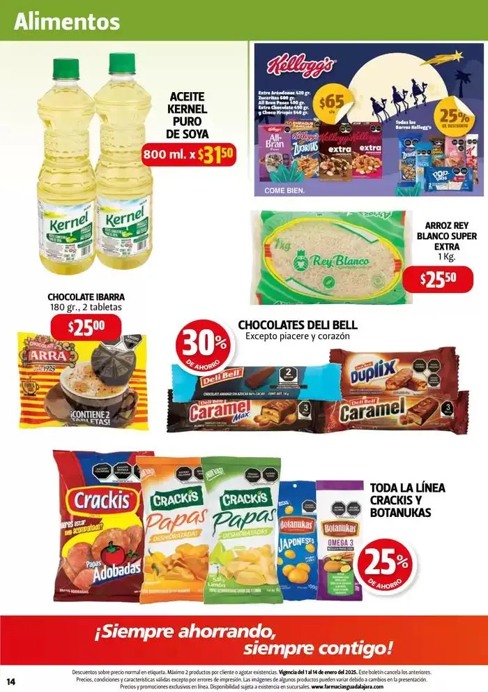 Catálogo de Ofertas especiales para ti 3 de enero al 14 de enero 2025 - Pagina 14