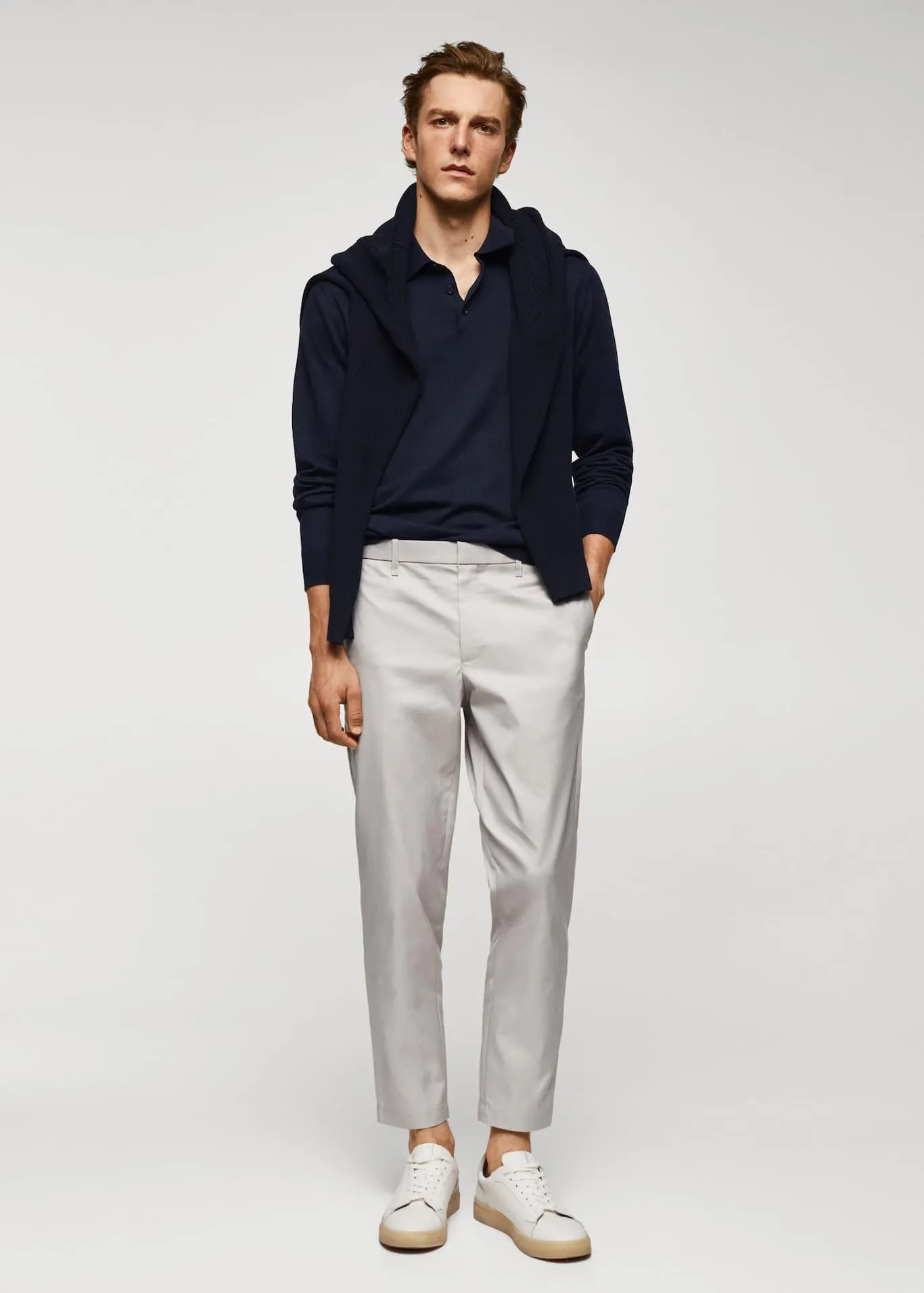 Slim fit pamutnadrág