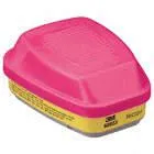 Cartucho de Combinación para Respiradores para Medio Rostro y Rostro Completo 3M Gas Ácido (AG), Vapor Orgánico (OV) P100 Amarillo Magenta