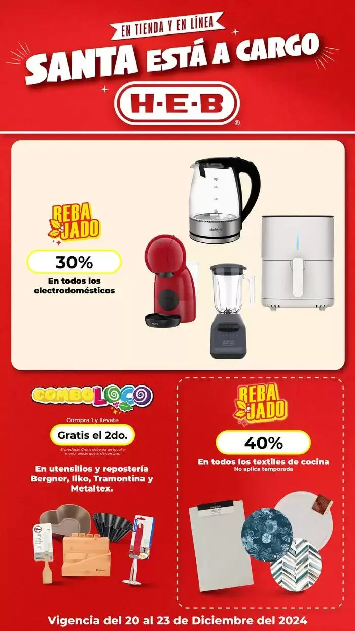 Catálogo de HEB - Combo Loco 23 de diciembre al 23 de diciembre 2024 - Pagina 17