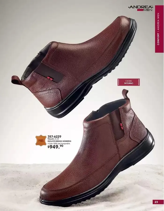 Catálogo de ANDREA | CALZADO CABALLERO 26 de enero al 24 de mayo 2025 - Pagina 23