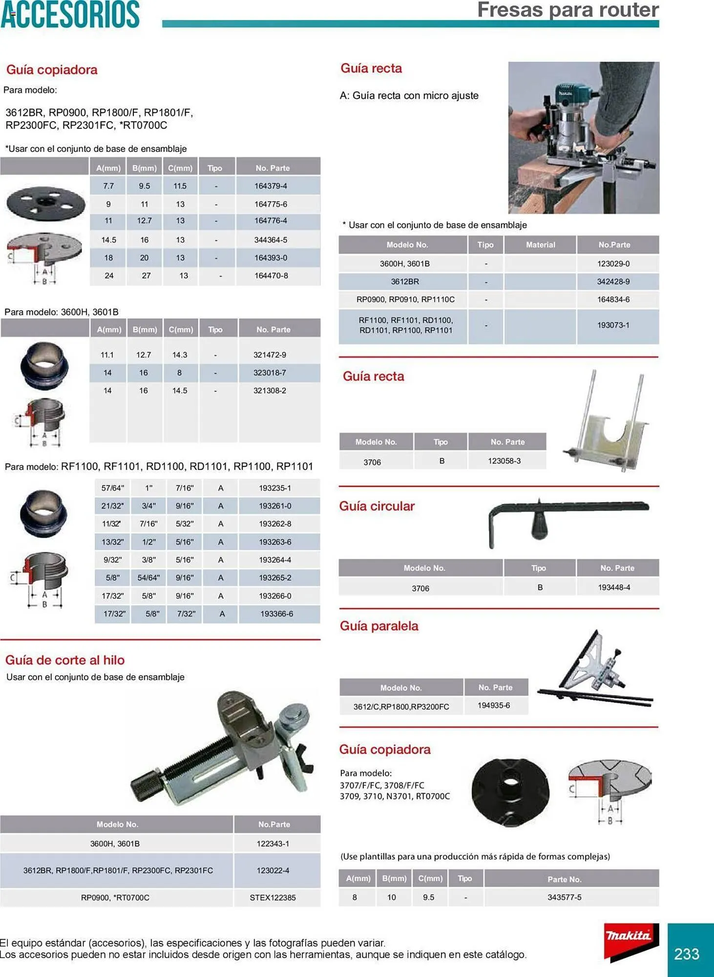Catálogo de Catálogo Makita 8 de julio al 31 de diciembre 2025 - Pagina 233