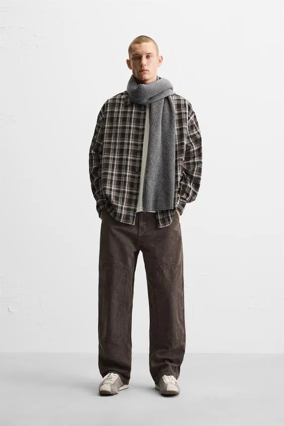 CAMISA CUADROS RELAXED FIT