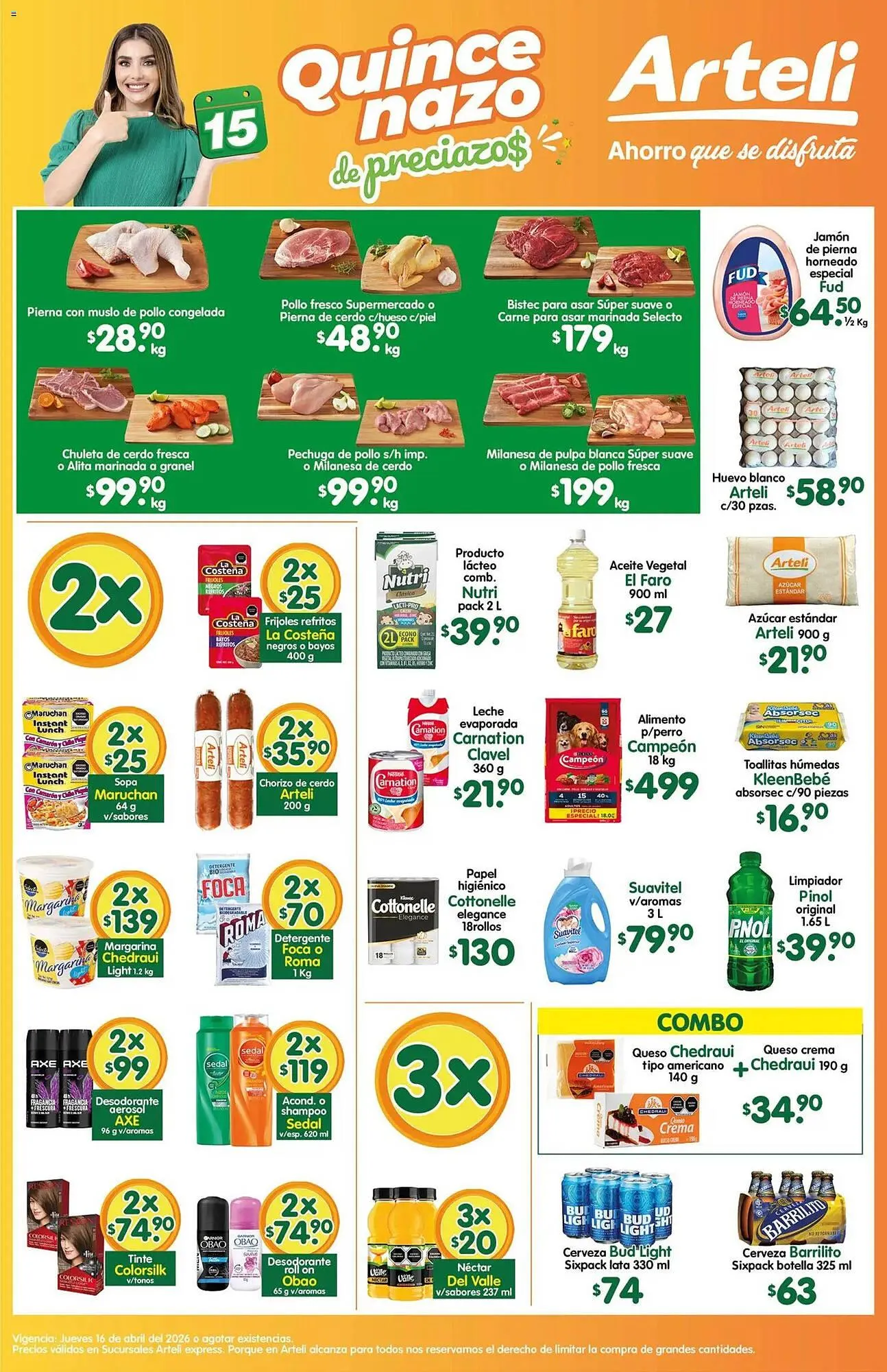 Catálogo de Folleto Arteli 16 de abril al 17 de abril 2026 - Pagina 1