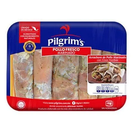 Arrachera de Pollo Pilgrims Kg