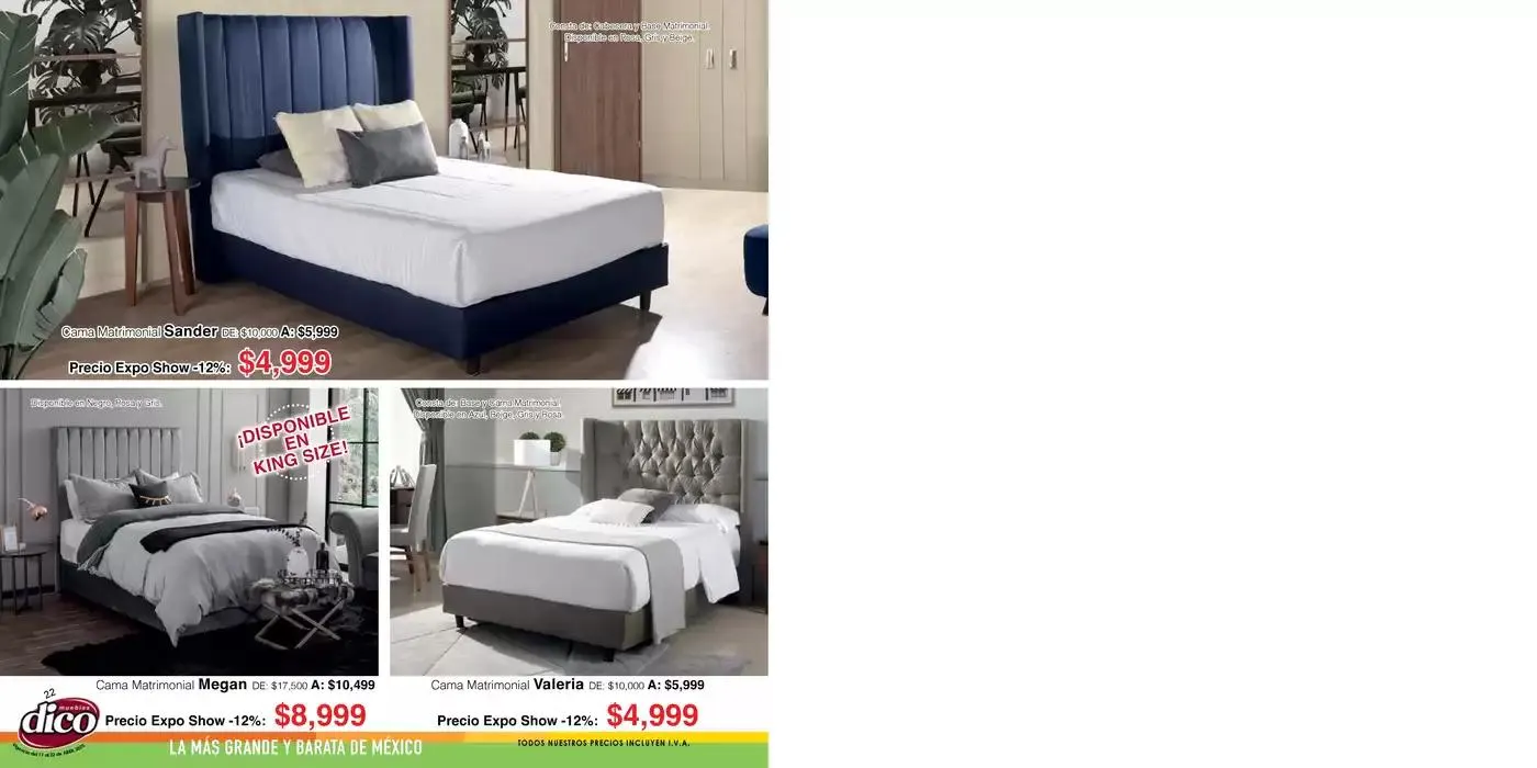 Catálogo de Muebles Dico Exposhow Centro Abril 25 17 de abril al 22 de abril 2025 - Pagina 22