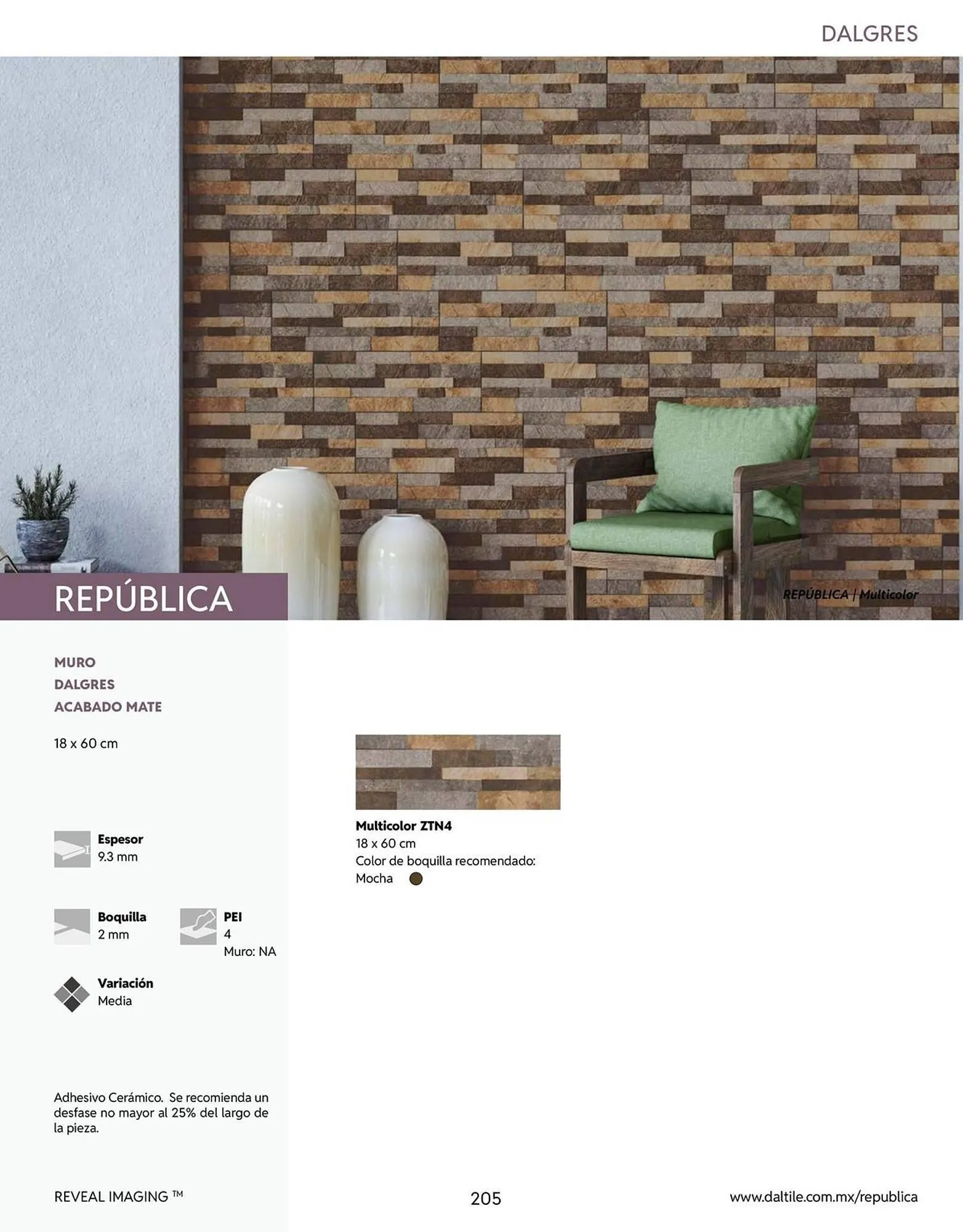 Catálogo de Catálogo Daltile 13 de enero al 31 de diciembre 2026 - Pagina 205