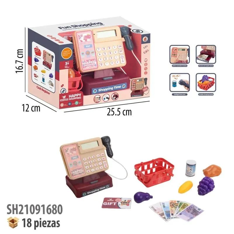 CAJA REGISTRADORA CON LUZ Y SONIDO