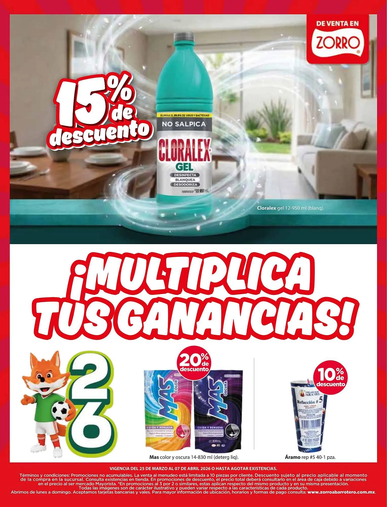 Catálogo de Catálogo Zorro 24 de marzo al 7 de abril 2026 - Pagina 13