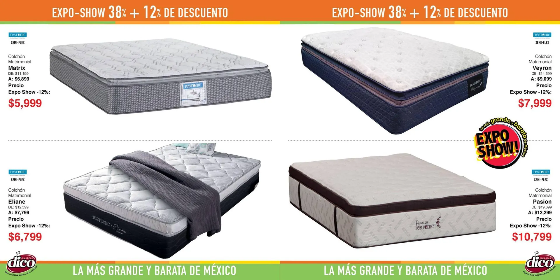 Catálogo de Catálogo Muebles Dico 29 de marzo al 9 de abril 2024 - Pagina 27