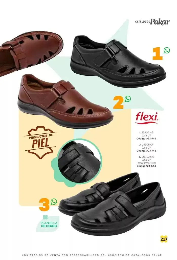 Catálogo de Pakar Sandalia 31 de enero al 31 de mayo 2025 - Pagina 217