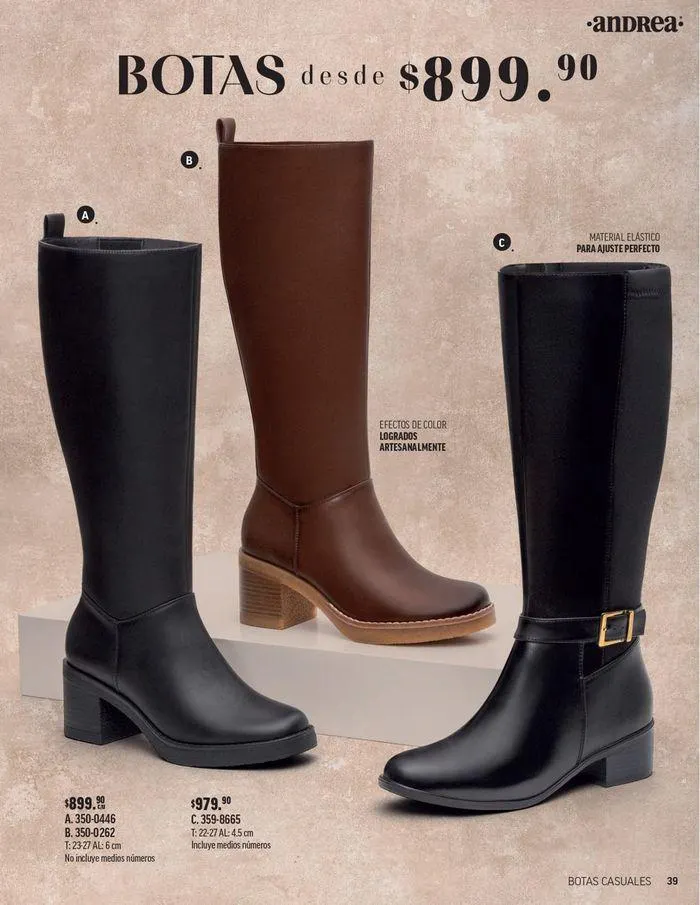 Catálogo de ANDREA - CALZADO DAMA 26 de agosto al 25 de enero 2025 - Pagina 132