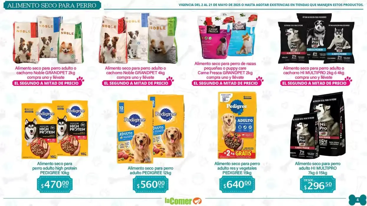 Catálogo de La Comer - Especial Mascotas 2 de mayo al 21 de mayo 2025 - Pagina 4
