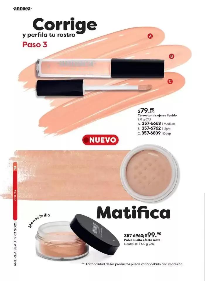Catálogo de ANDREA | BELLEZA INTEGRAL DAMA 26 de enero al 22 de marzo 2025 - Pagina 18