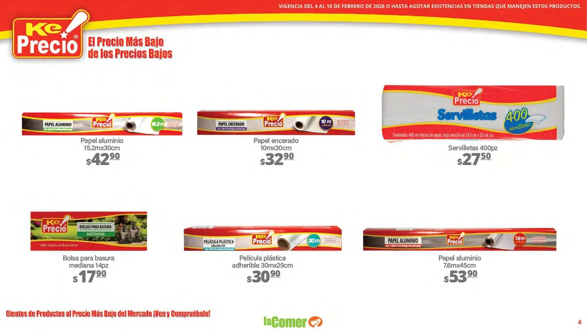 Catálogo de Folleto La Comer 4 de febrero al 10 de febrero 2026 - Pagina 4