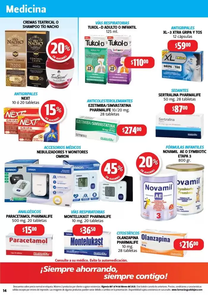 Catálogo de Ofertas principales para ahorradores 3 de febrero al 14 de febrero 2025 - Pagina 14