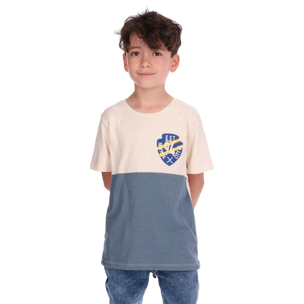 Playera Hummo Niño Con Bloque De Color