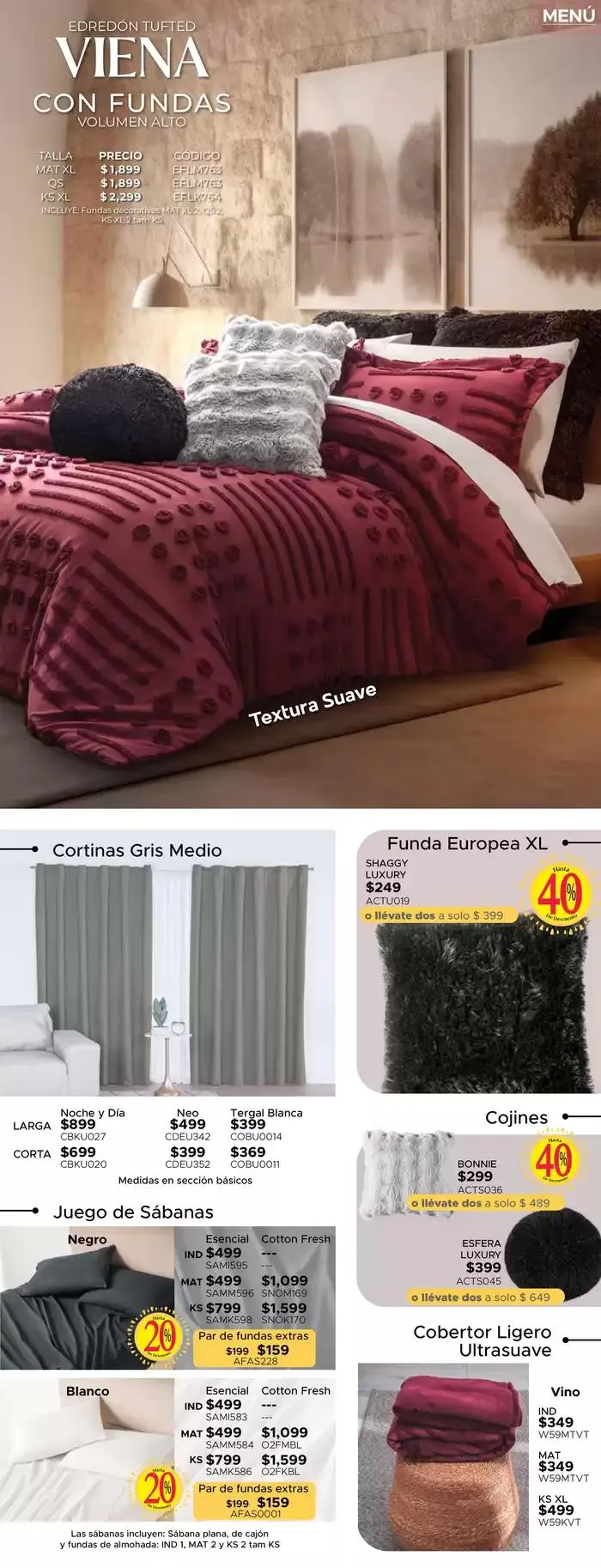 Catálogo de Ofertas Colchas Concord 4 de marzo al 31 de marzo 2025 - Pagina 13