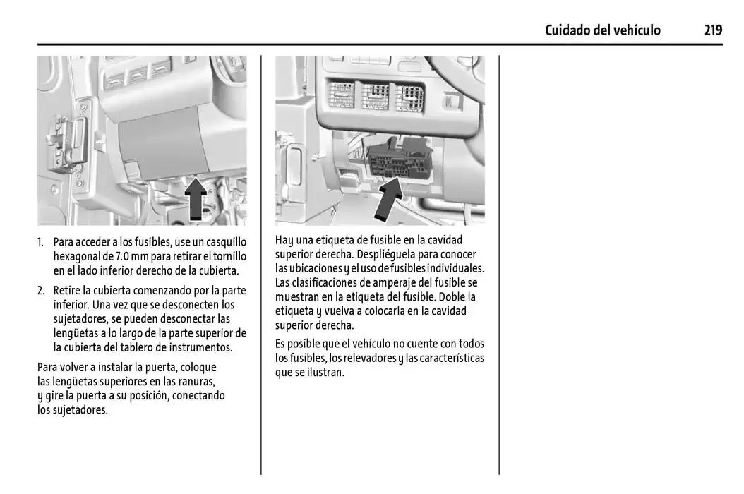 Catálogo de BrightDrop 400 Y BrightDrop 600 Manual del propietario 22 de enero al 31 de diciembre 2025 - Pagina 220