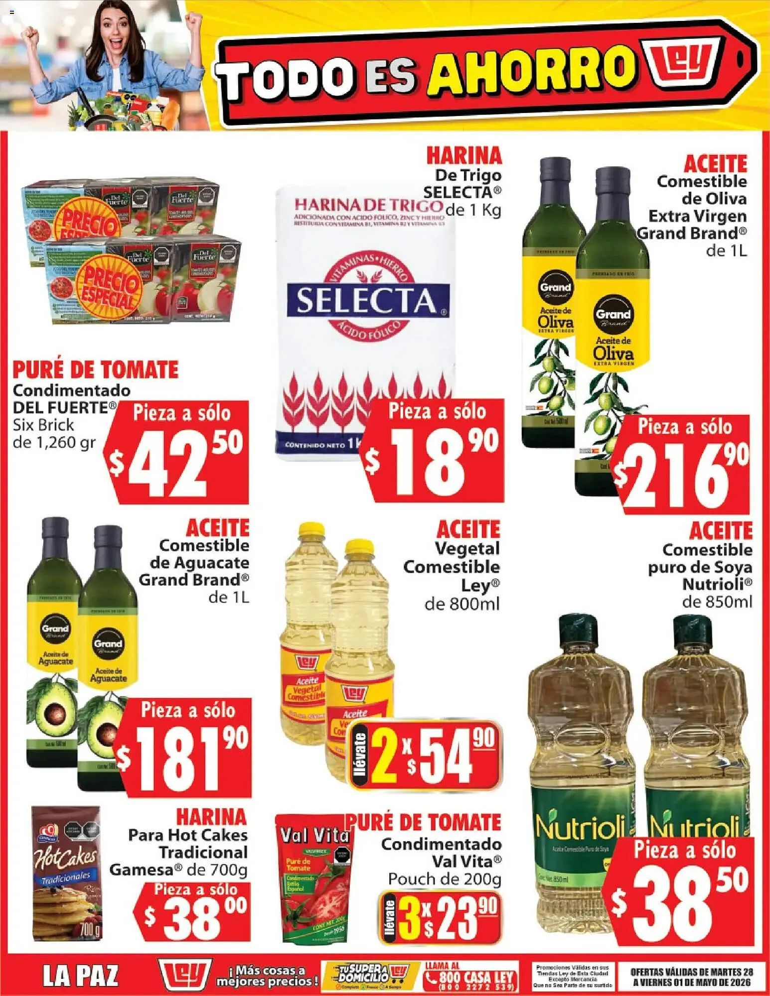 Catálogo de Folleto Casa Ley 28 de abril al 1 de mayo 2026 - Pagina 1