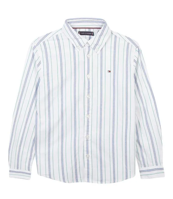 Camisa a Rayas Manga Larga Niño