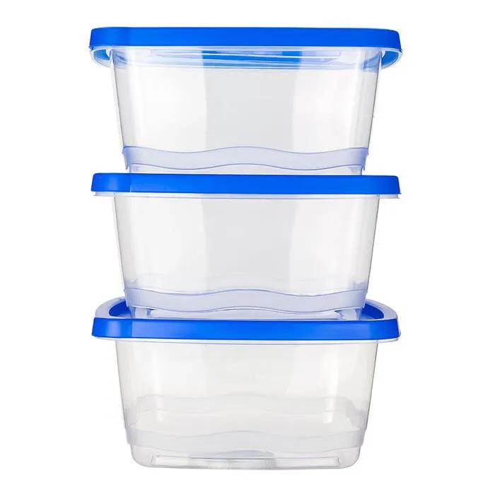 Juego de contenedores de plástico 3 piezas 200-8037 Home Sweet Home