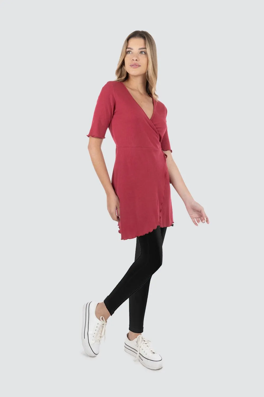 Blusón con abertura lateral