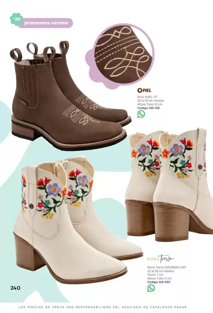 Catálogo de Pakar Mujer 31 de enero al 31 de agosto 2025 - Pagina 240