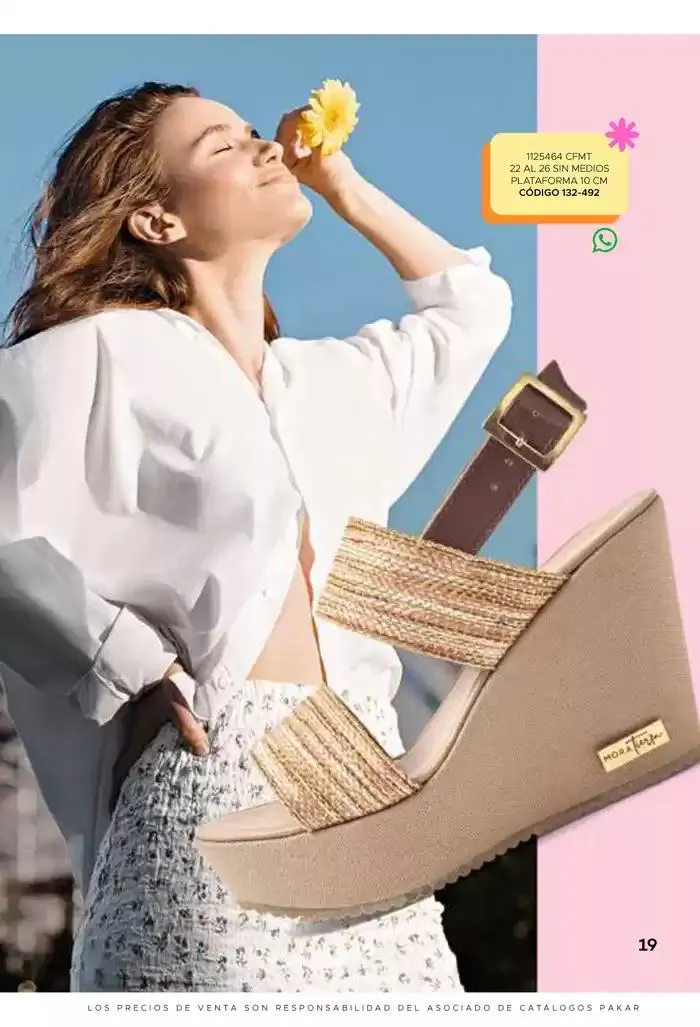 Catálogo de Pakar Sandalia 31 de enero al 31 de mayo 2025 - Pagina 19