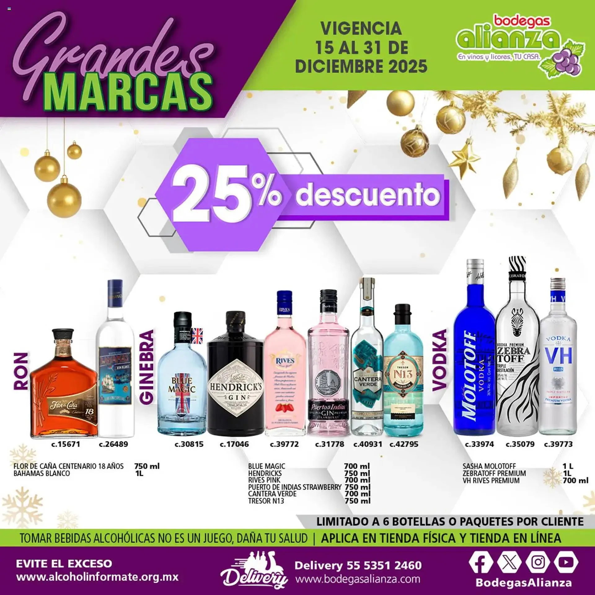 Catálogo de Folleto Bodegas Alianza 16 de diciembre al 31 de diciembre 2025 - Pagina 8