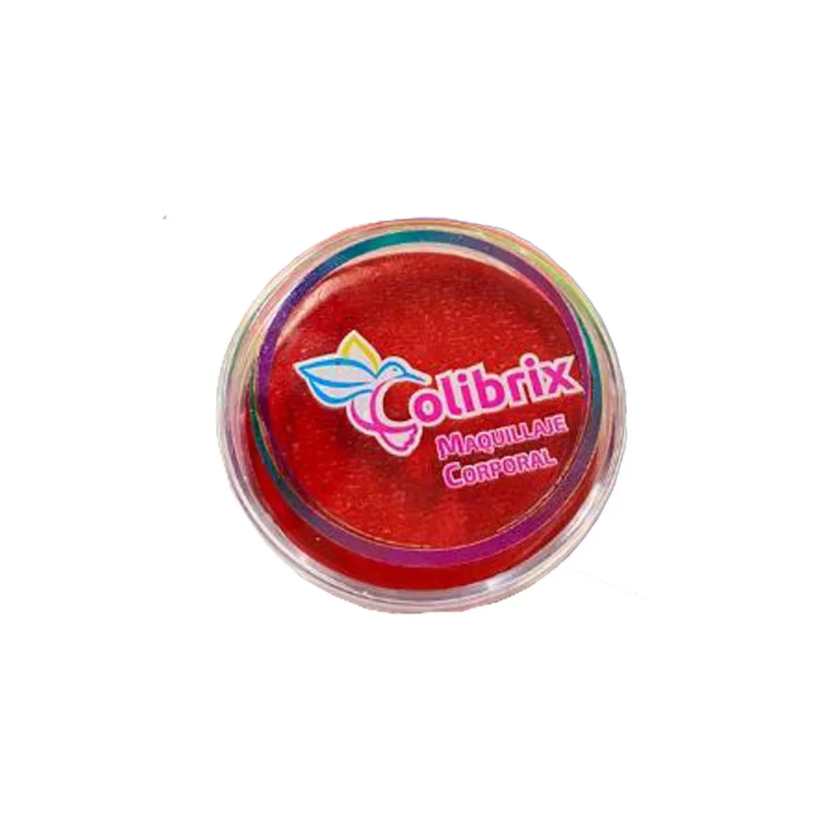 MAQUILLAJE CORPORAL POT CREMA ROJO 40GR - COLIBRIX