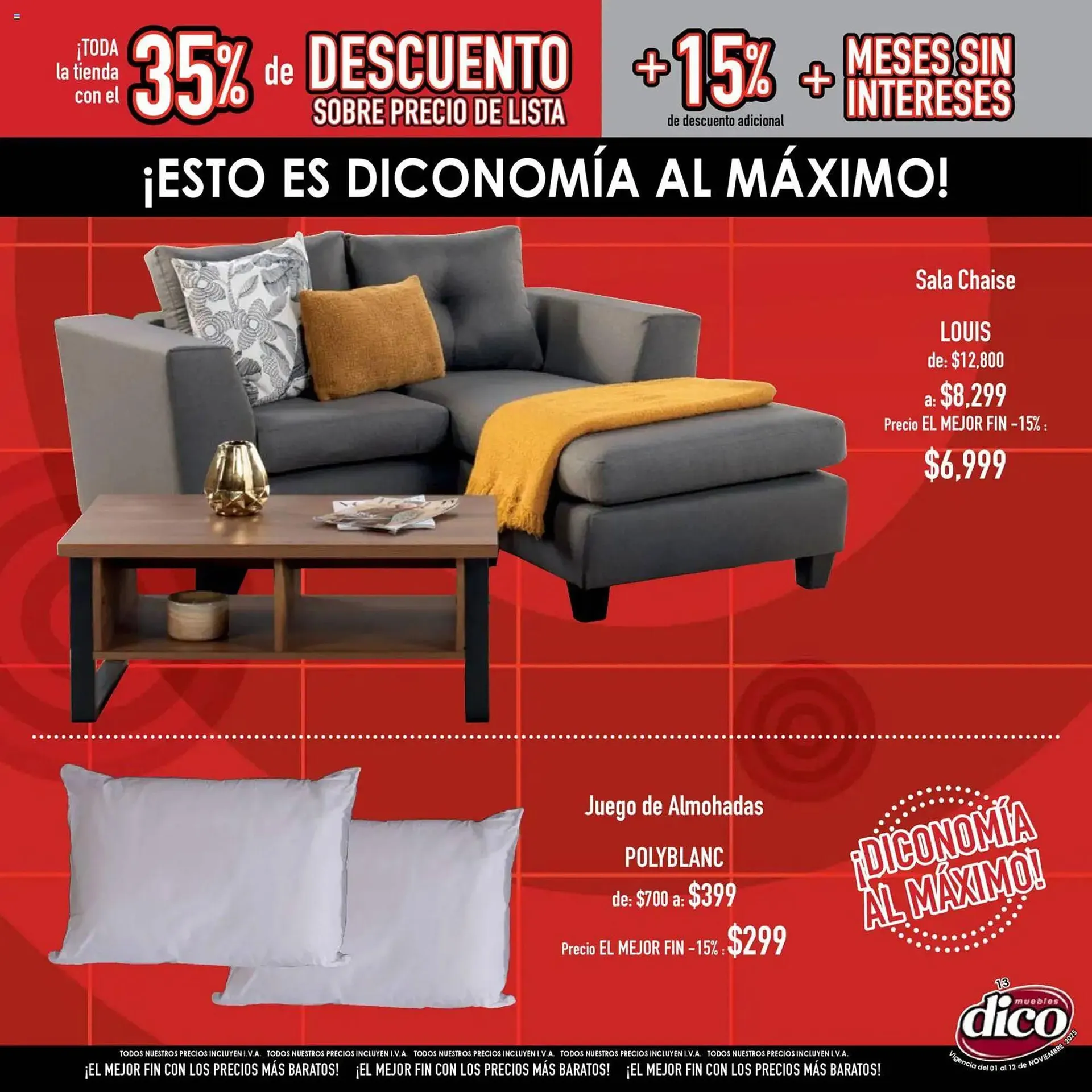 Catálogo de Catálogo Muebles Dico 1 de noviembre al 13 de noviembre 2025 - Pagina 13