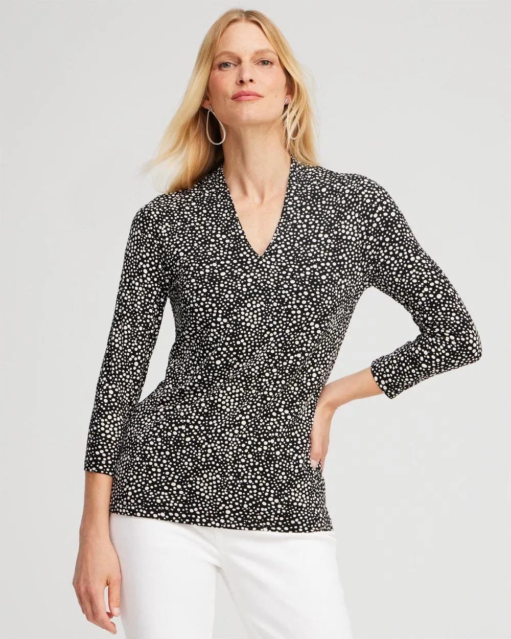 Touch of Cool™ Dots 3/4 Sleeve Tee