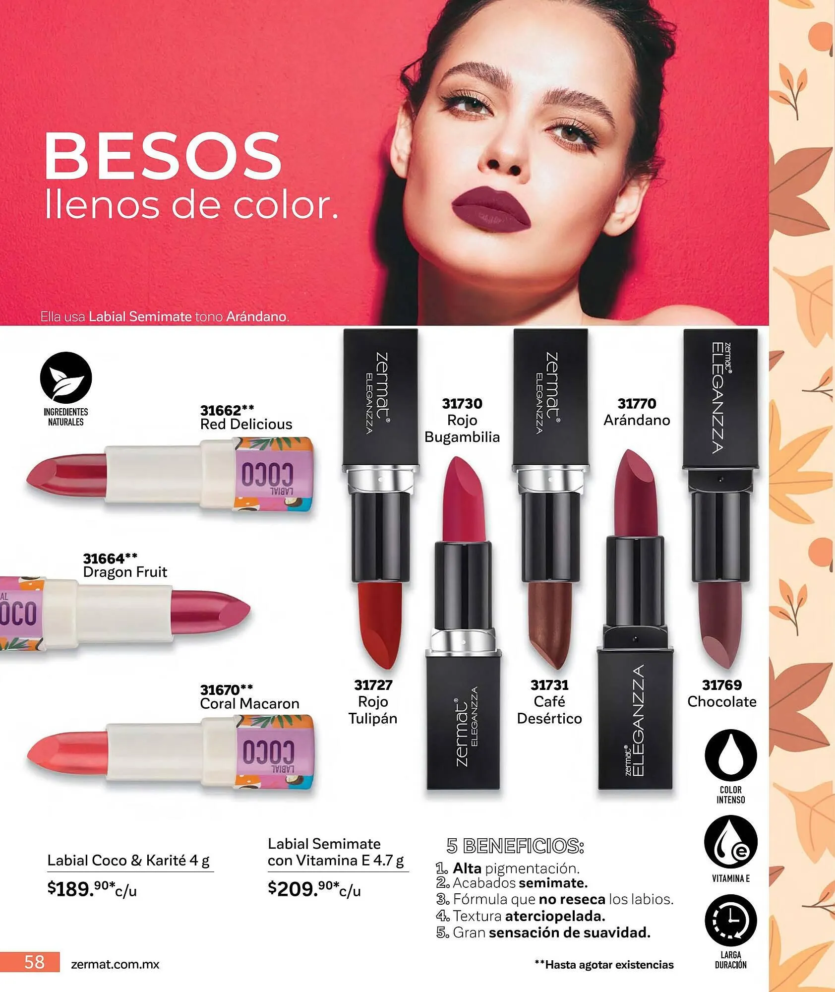 Catálogo de Catálogo Zermat 1 de octubre al 31 de octubre 2025 - Pagina 58