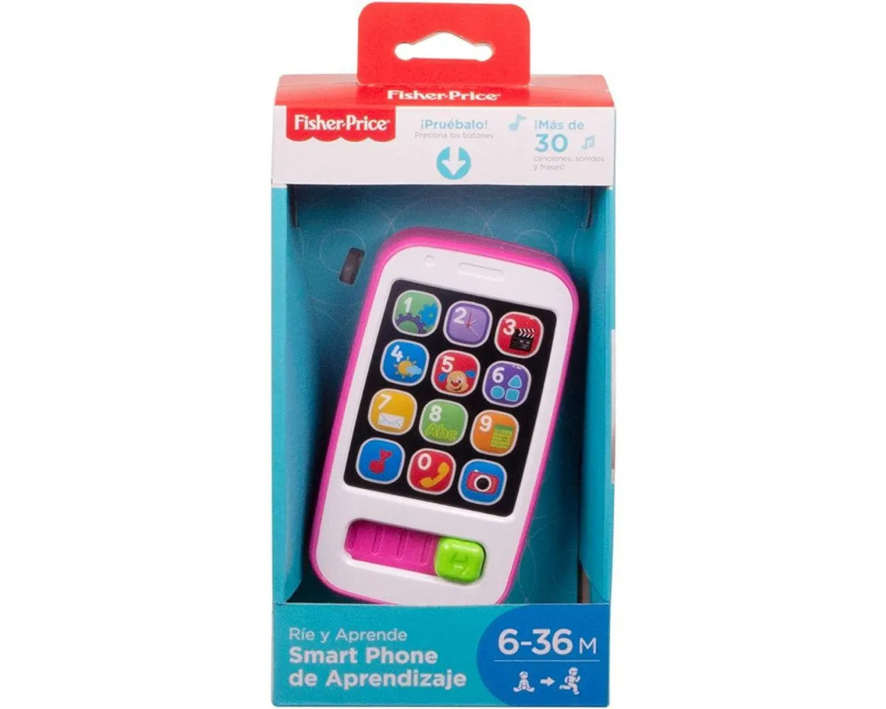 Fisher Price Ríe y Aprende Smartphone De Aprendizaje Rosa