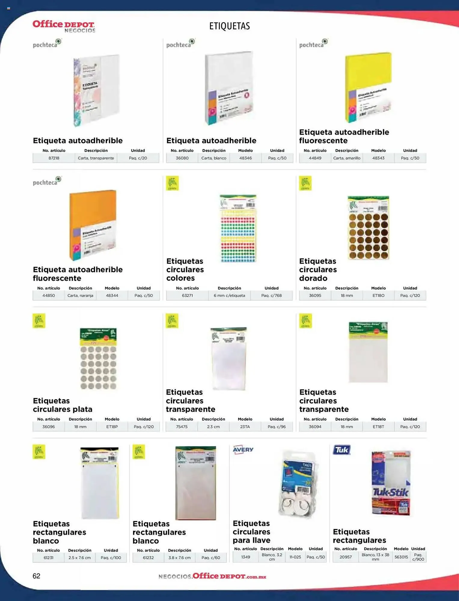 Catálogo de Catálogo Office Depot 9 de enero al 31 de diciembre 2025 - Pagina 64