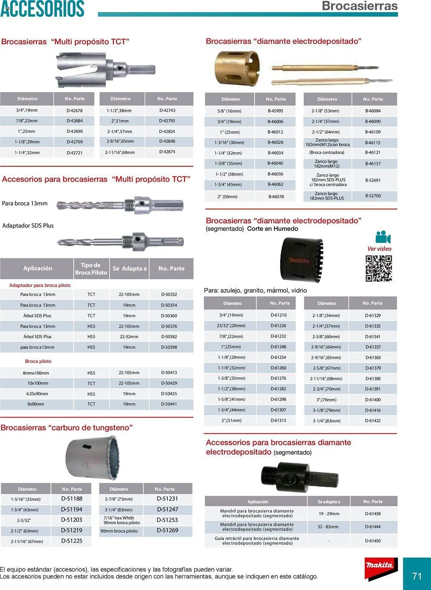 Catálogo de Catálogo Makita 8 de julio al 31 de diciembre 2025 - Pagina 71