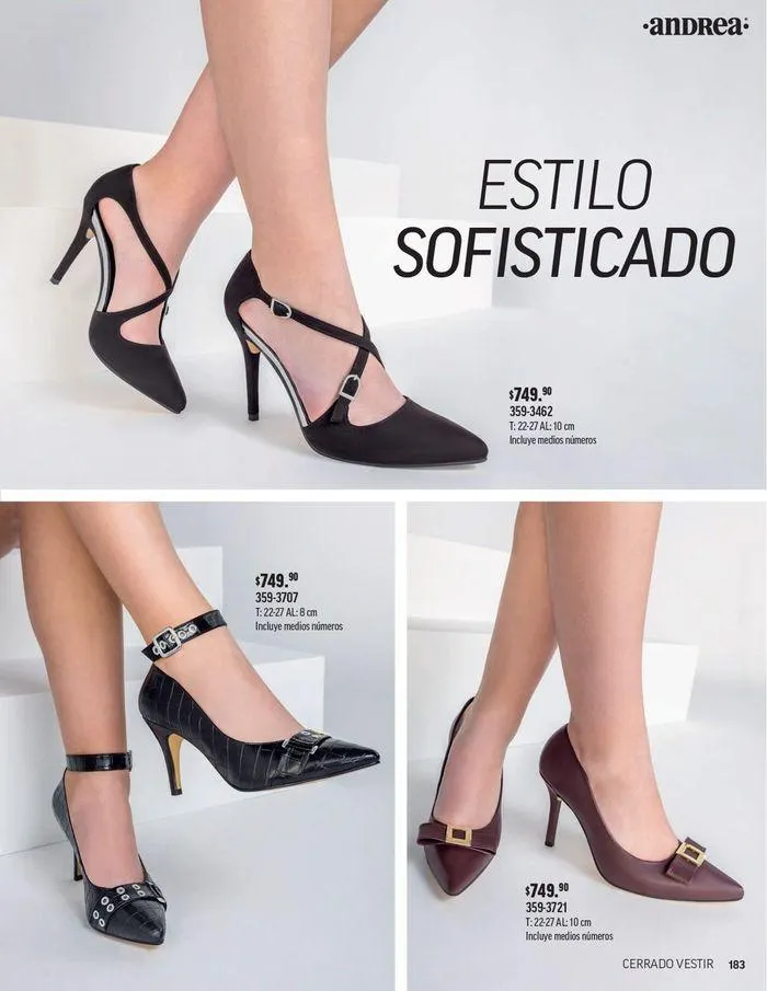 Catálogo de ANDREA - CALZADO DAMA 26 de agosto al 25 de enero 2025 - Pagina 92